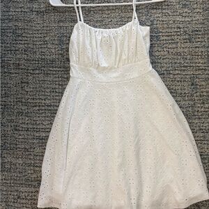 Windsor White Eyelet Spaghetti Strap Sundress